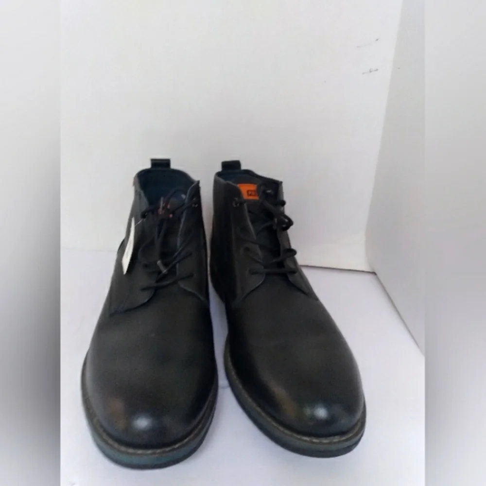 Classic Black Leather Chukka Boots Casual Dress Ankle‎ Boots Size 11